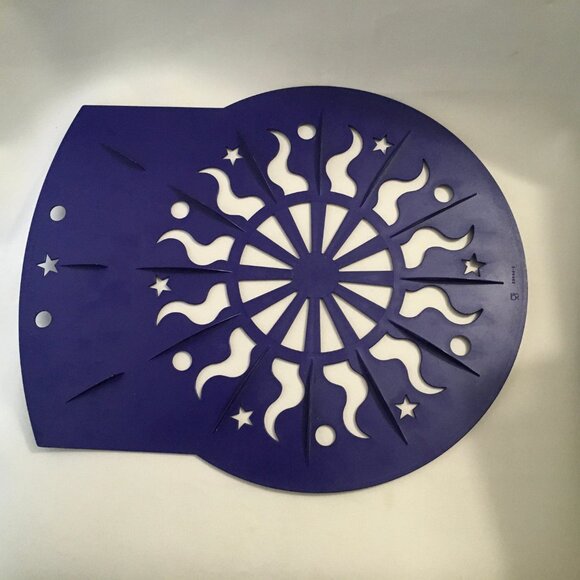 Vintage Tupperware Cool'n Lift Cake Pie Rack Stencil Sun Stars Cake Decorator - Picture 2 of 2